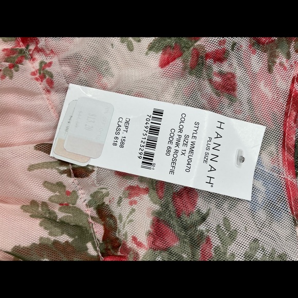 Sheer floral top - Picture 4 of 7